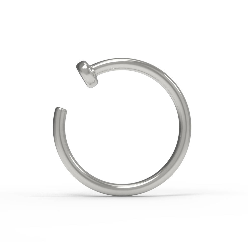 

Кольцо для пирсинга со шляпкой из серебра Ювелірне Мистецтво Арт:501232-6