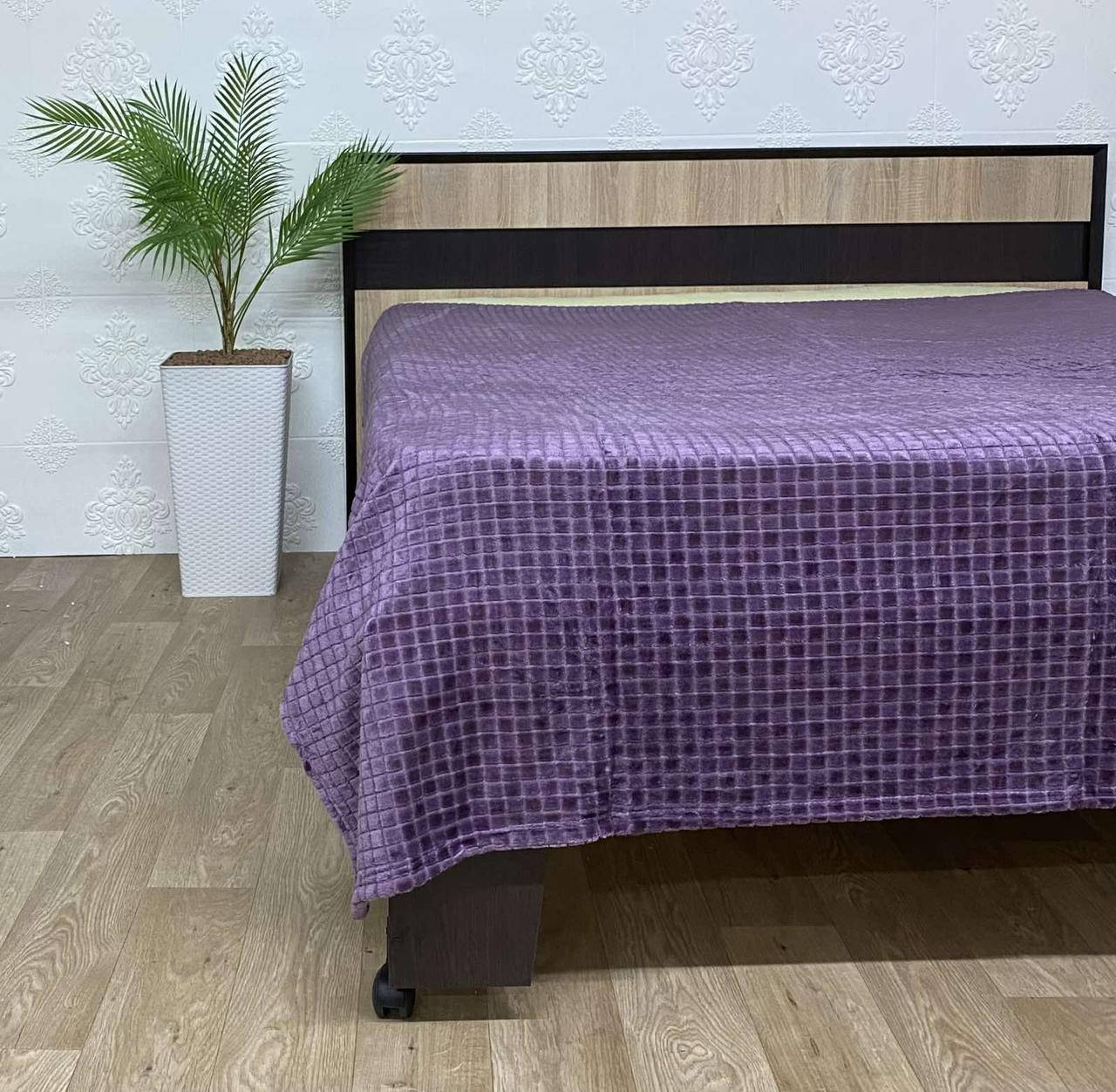 

Покривало велюр евро (1216) 200х230 Фиолетовый