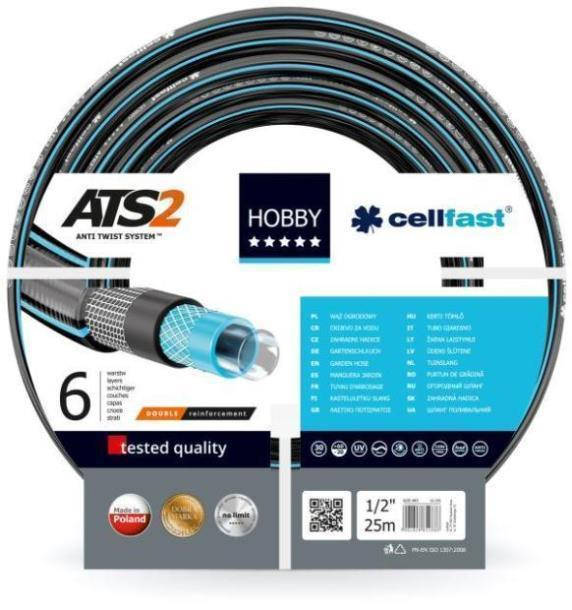 

Oгородный шланг Cellfast Hobby ATS2 1/2" - 25 м. (16-200), Польша