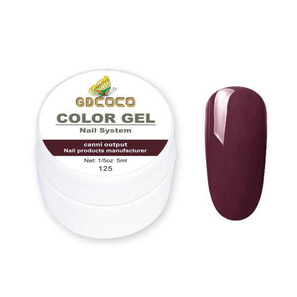 

Гель-краска GDСосо Color Gel 125 Баклажановый 5 ml