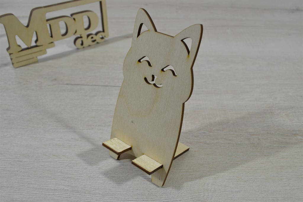 

Деревянная подставка для смартфона