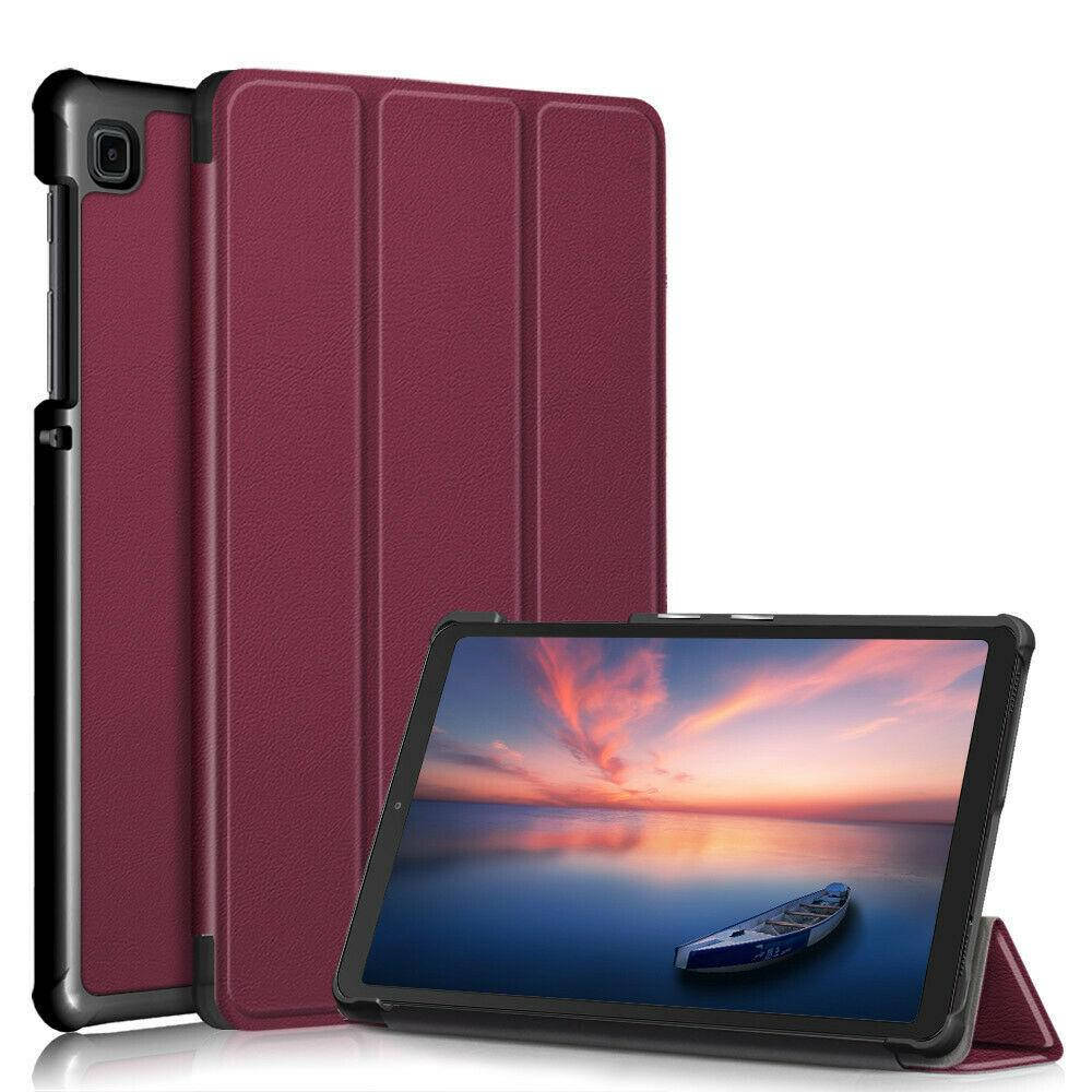 

Чехол Samsung Tab A7 Lite 8.7 (2021) T220 T225 Ultra Slim темно-красный, Голубой