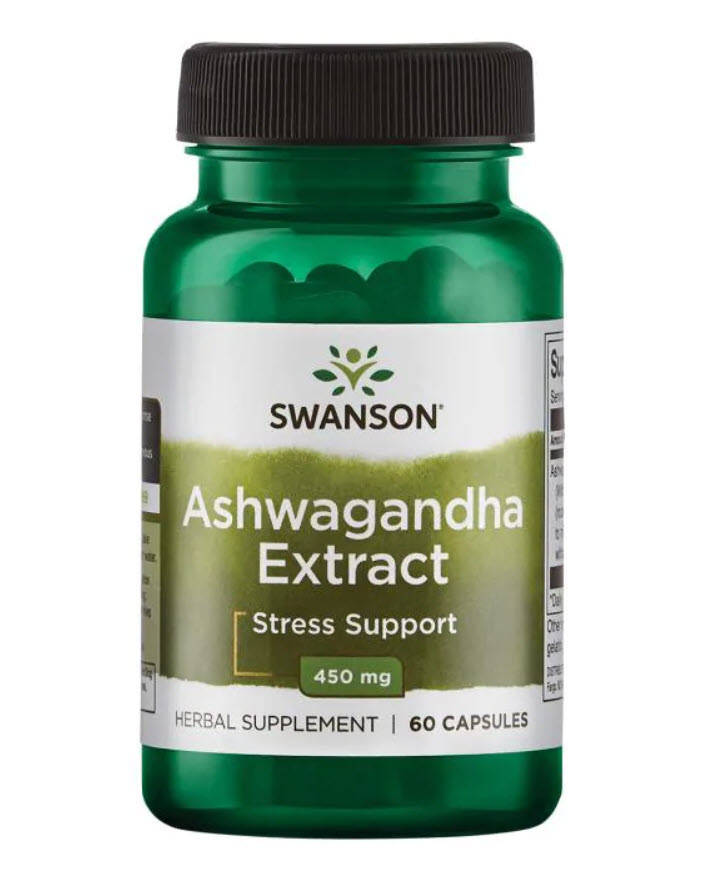 

Экстракт корня ашвагандха Swanson Ashwagandha Extract 450 мг 60 капс.