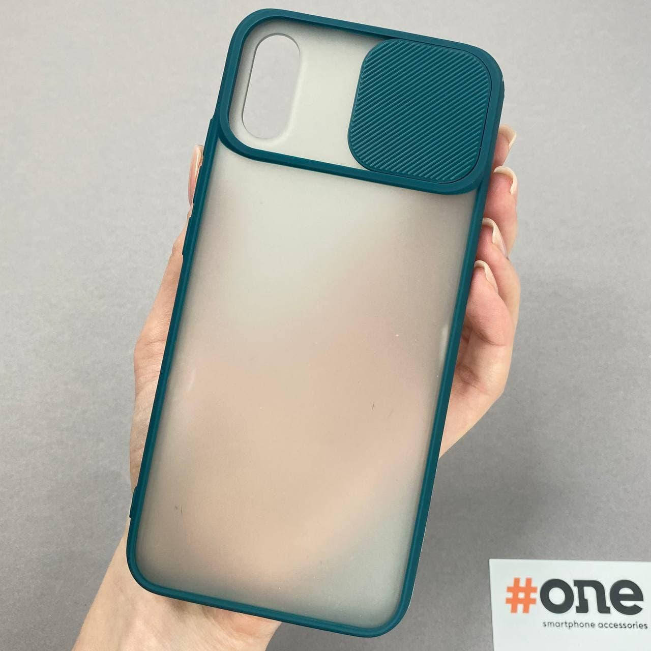 

Чехол для Xiaomi Redmi 9A со шторкой для камеры плотный чехол на телефон сяоми редми 9а зеленый Cur, Зелёный
