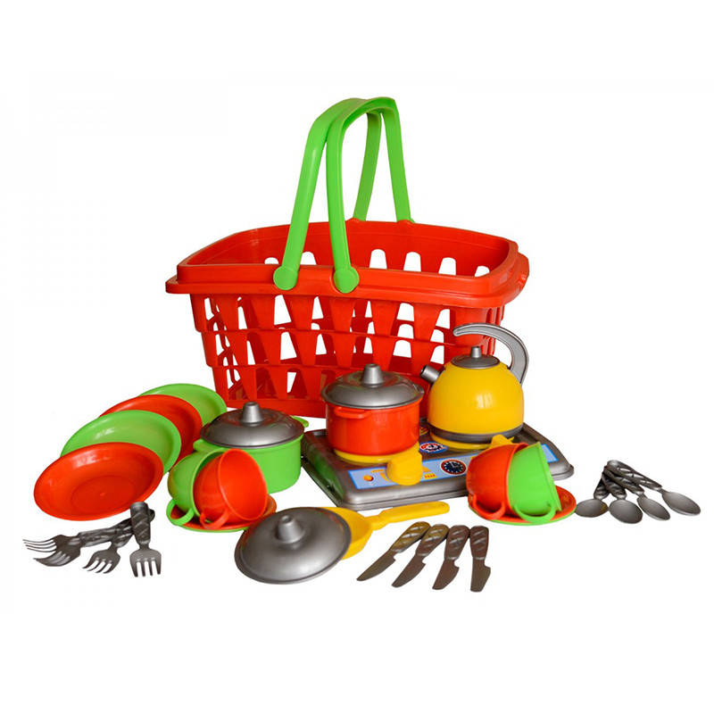 

Игрушка посуда "Галинка-10" 1172 "ТехноК" в корзинке