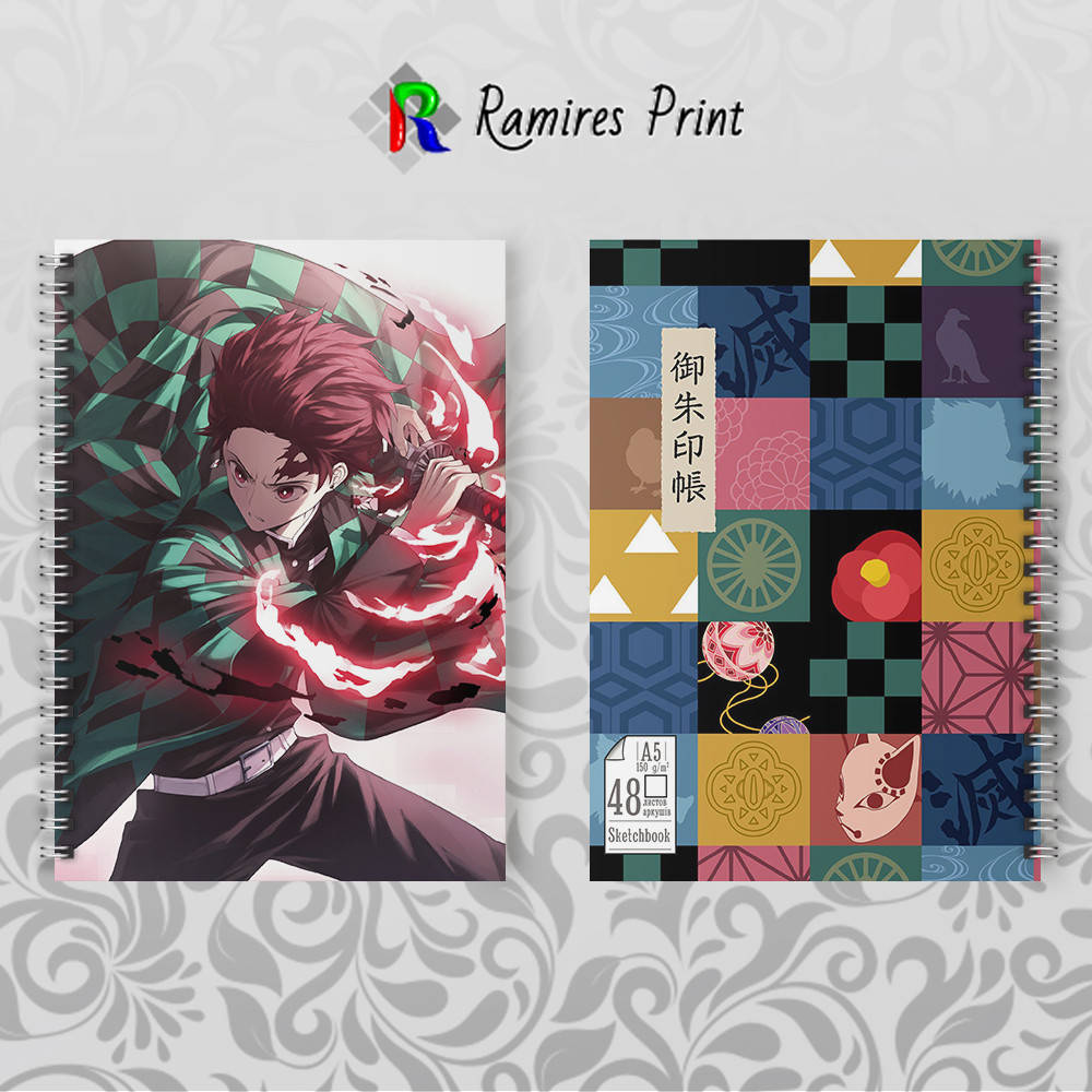 

Скетчбук Аниме Kimetsu no Yaiba 011