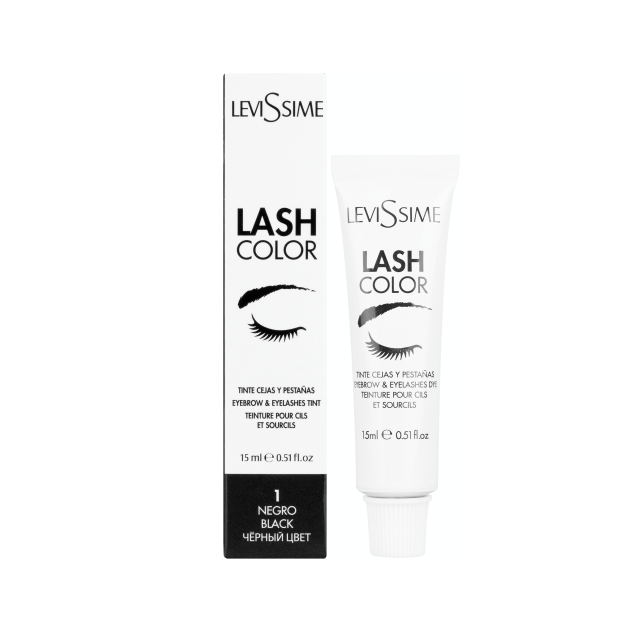 

LeviSsime Lash Color Black - Краска для бровей и ресниц №1 черная, 15 мл
