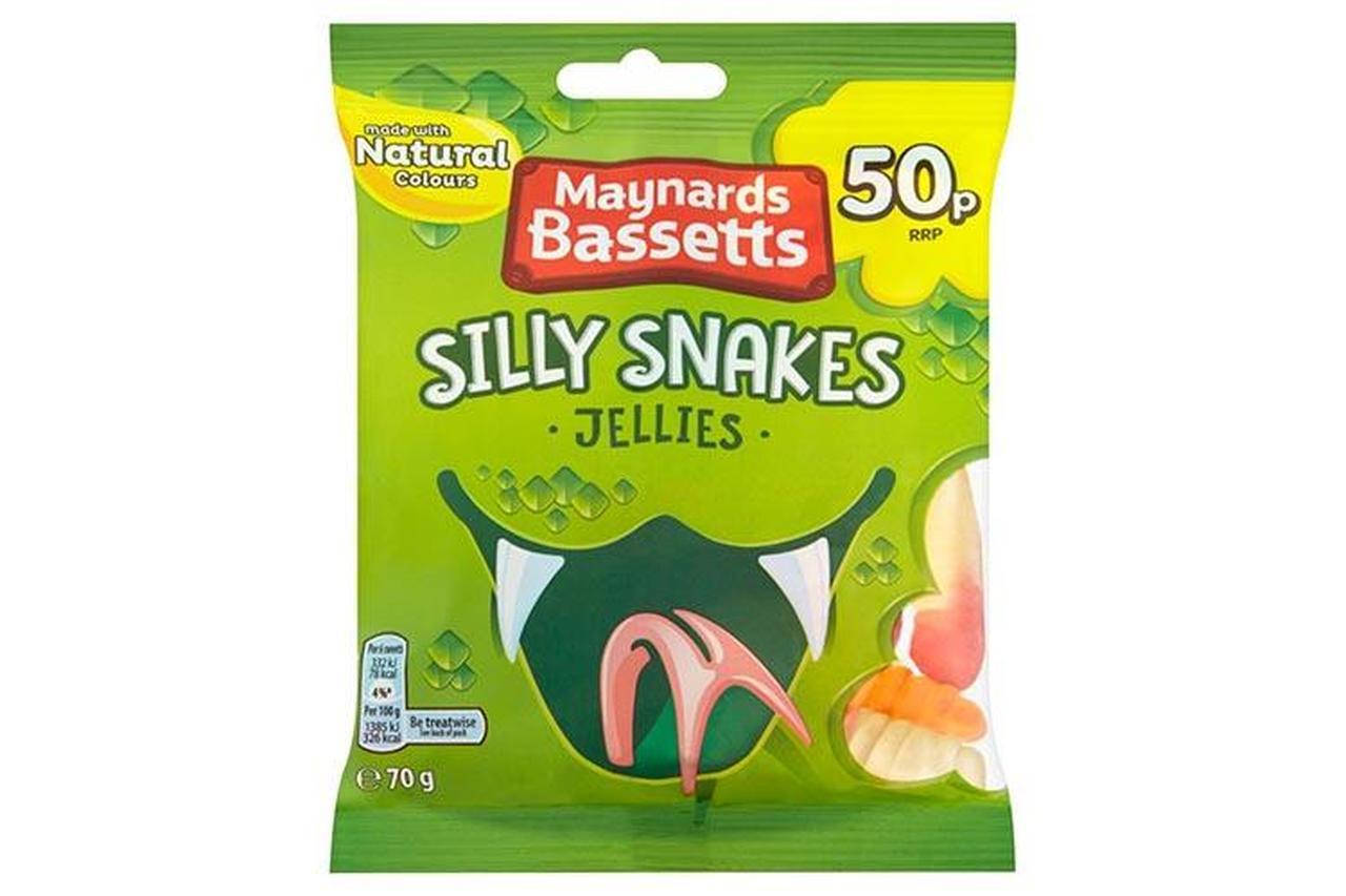 

Maynards Bassetts Silly Snakes 70g