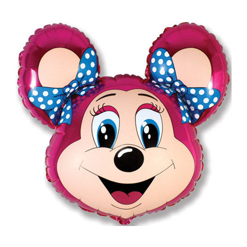 

Фольгированный шар мини-фигура Лолли Маус фуксия 14" 902572 FlexMetal