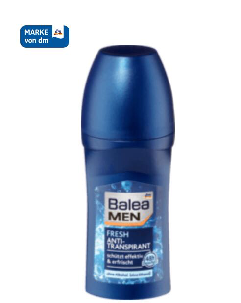 

Дезедорант шариковый Balea men deo roll-on fresh 50мл