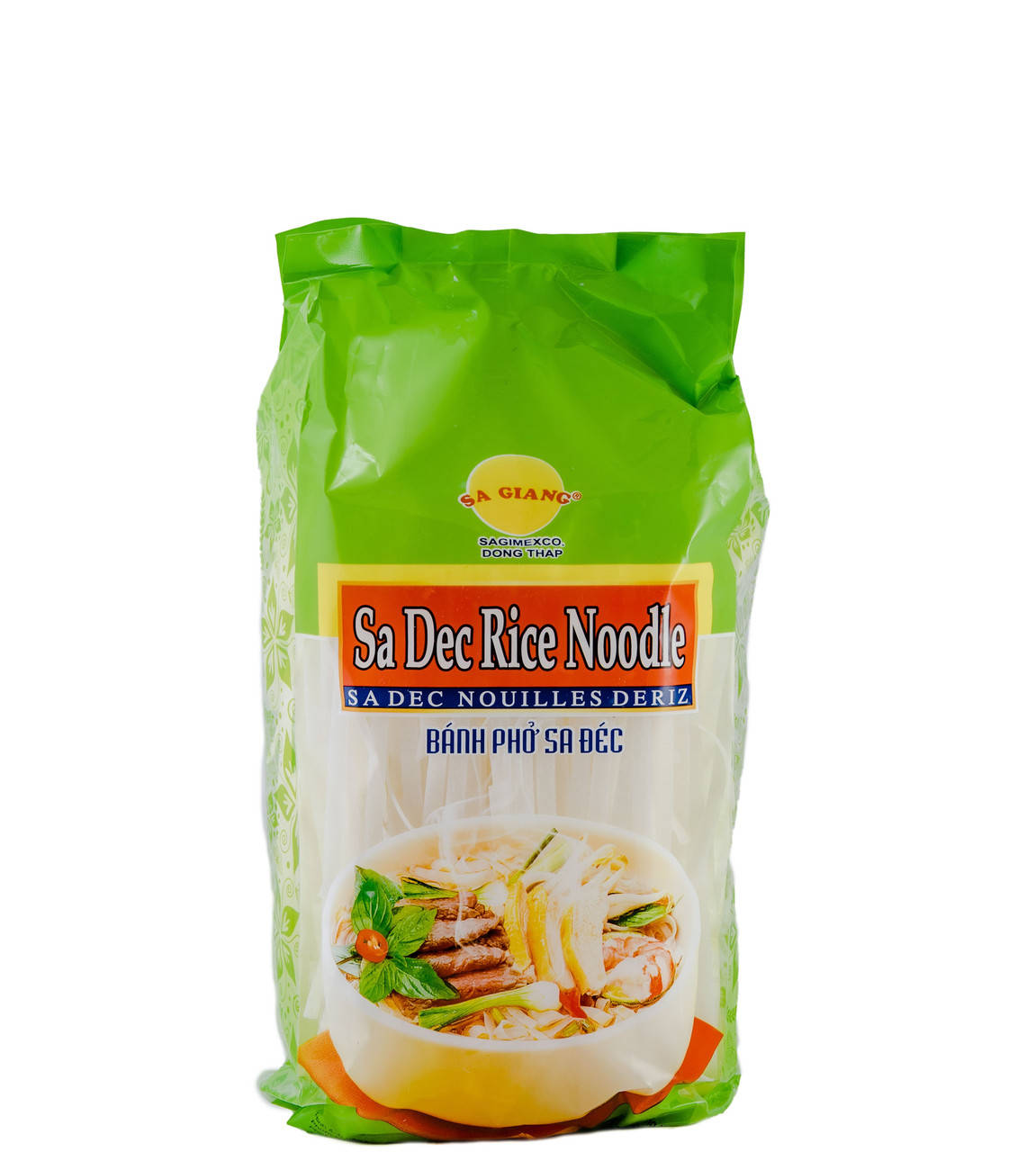 

Лапша рисовая Banh Pho Sa Dec 5 мм Sa Giang 400 г