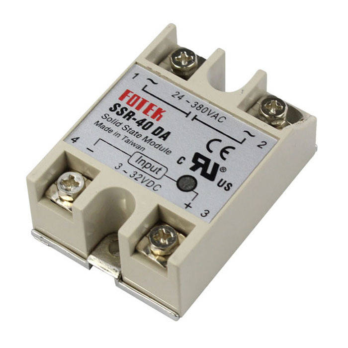 

Твердотільне реле SSR-40DA (220В 40А)