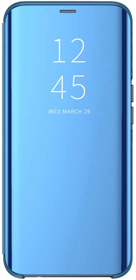 

Зеркальный Чехол Xiaomi Redmi 9C Mirror View (Сяоми Ксиаоми Редми 9С), Синий