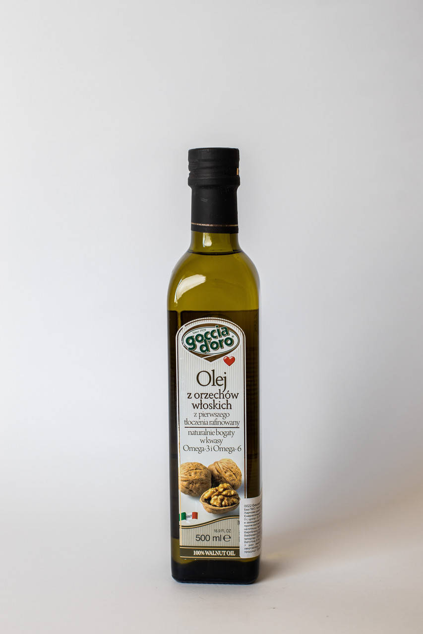 

Масло грецкого ореха Goccia D'oro - 0,5л (ИТАЛИЯ) - ОРИГИНАЛ