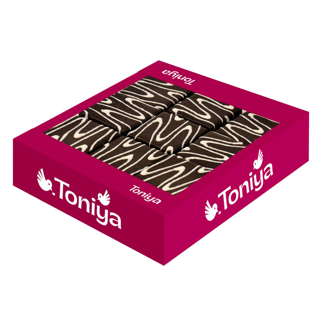 

Пирожное бисквитное с нежным суфле Пражское 320г ТМ TONIYA