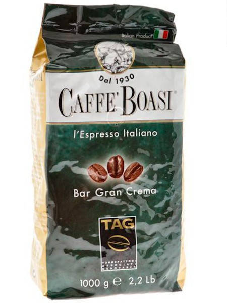 

Кофе в зернах CAFFE BOASI BAR GRAN CREMA 1 кг