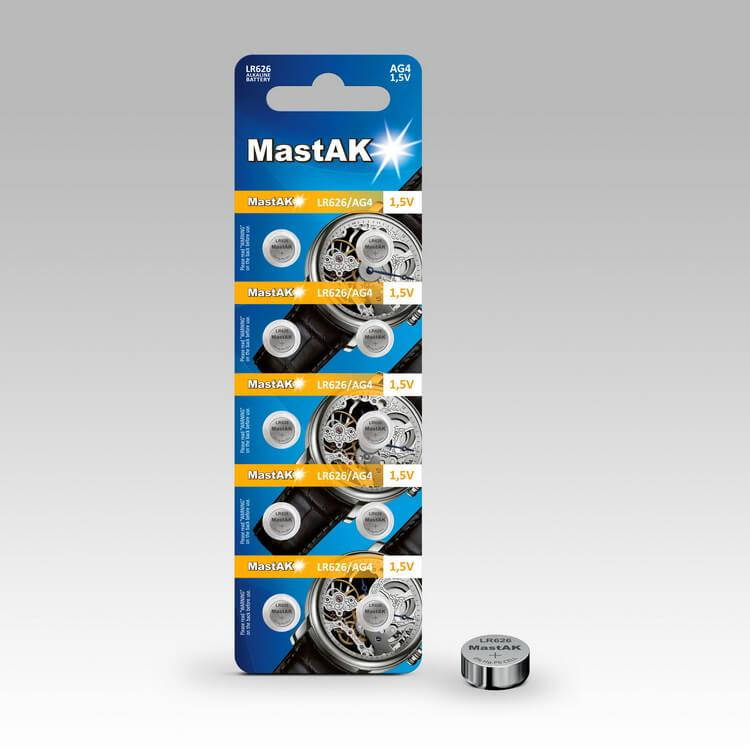 

Батарейка MASTAK AG4 377 LR626 bl10