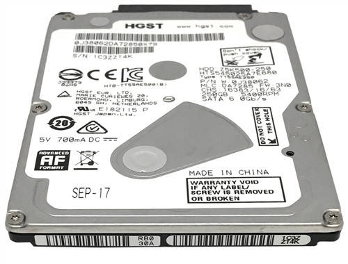 

Винчестер для ноутбука 250GB Hitachi HTS545025A7E680