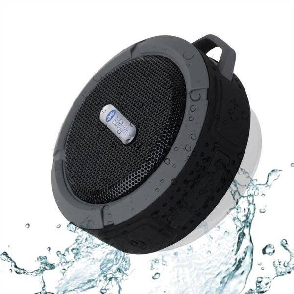 

Портативная колонка мини водонепроницаемая Bluetooth UBS С6 с присоской