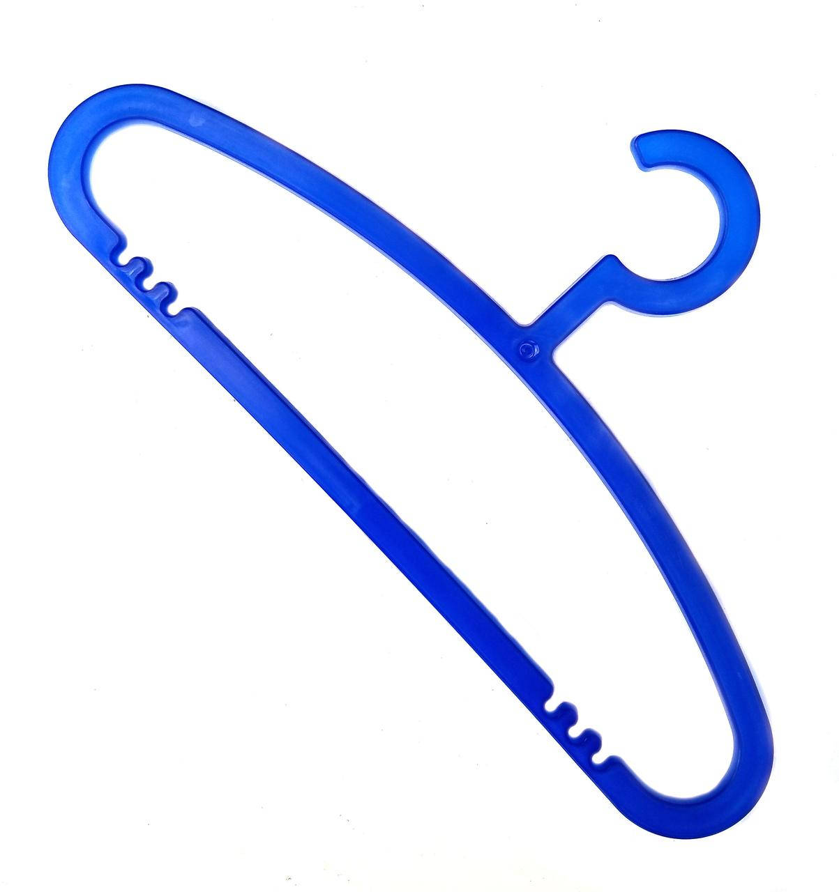 

Плечики для одежды евро (упаковка 10 шт) "Юнипласт", Разные цвета