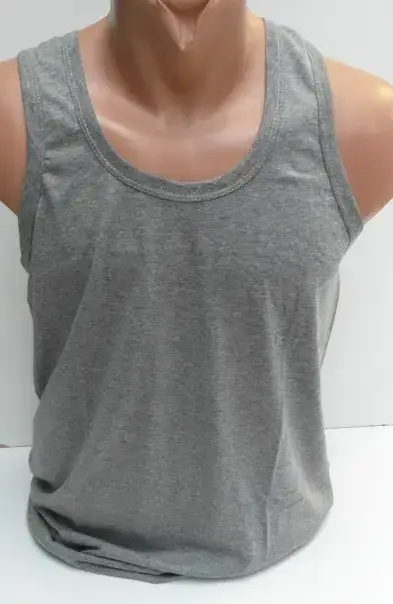 

Майка мужская серая 100% хлопок Турция размер 48-50