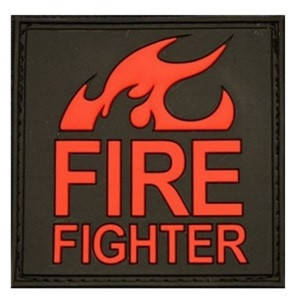 

Патч ПХВ на липучке Fire fighter(BRT)