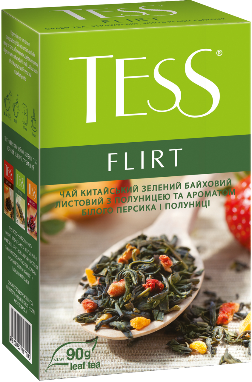 

/Чай зелёный 90г лист Flirt TESS