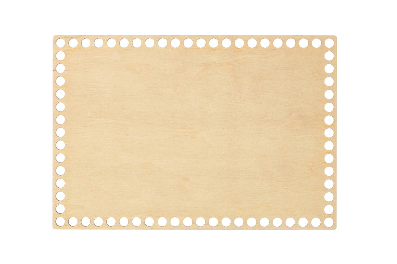 

Денце прямокутне 17х25 см (отвір Ø 8 мм)