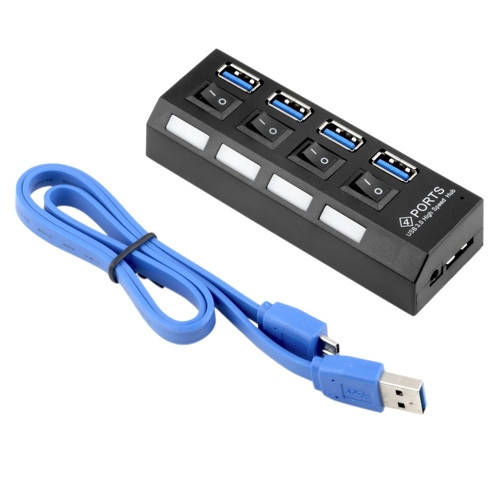 

4-портовый USB 3.0 хаб с выключателями, до 5 Гбит/с