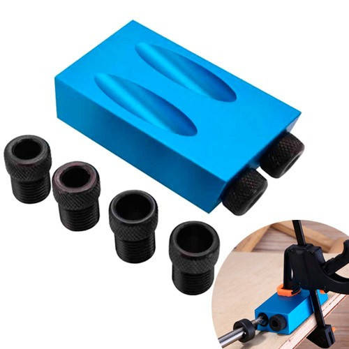 

Мебельный кондуктор для сверления отверстий под косой шуруп под углом, 101466