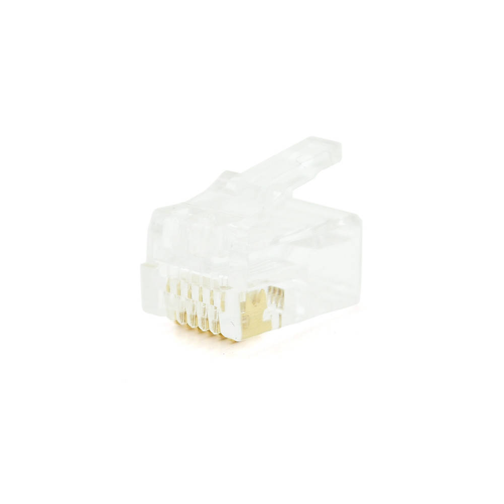 

Коннектор PiPo RJ-12 6P6C UTP Cat-3 (100 шт / уп.) Q10