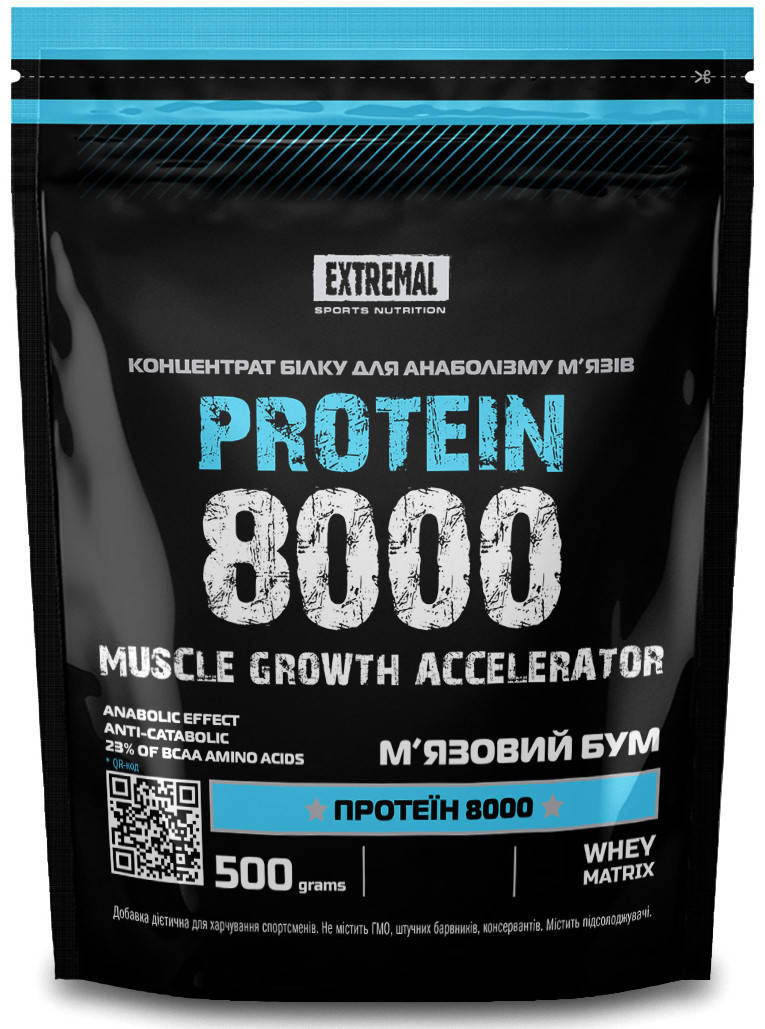 

Сывороточный Протеин 80% Extremal PROTEIN 8000 500 г Карамельное молоко