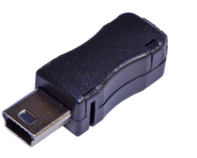 

Штекер 5pin Mini USB, Черный
