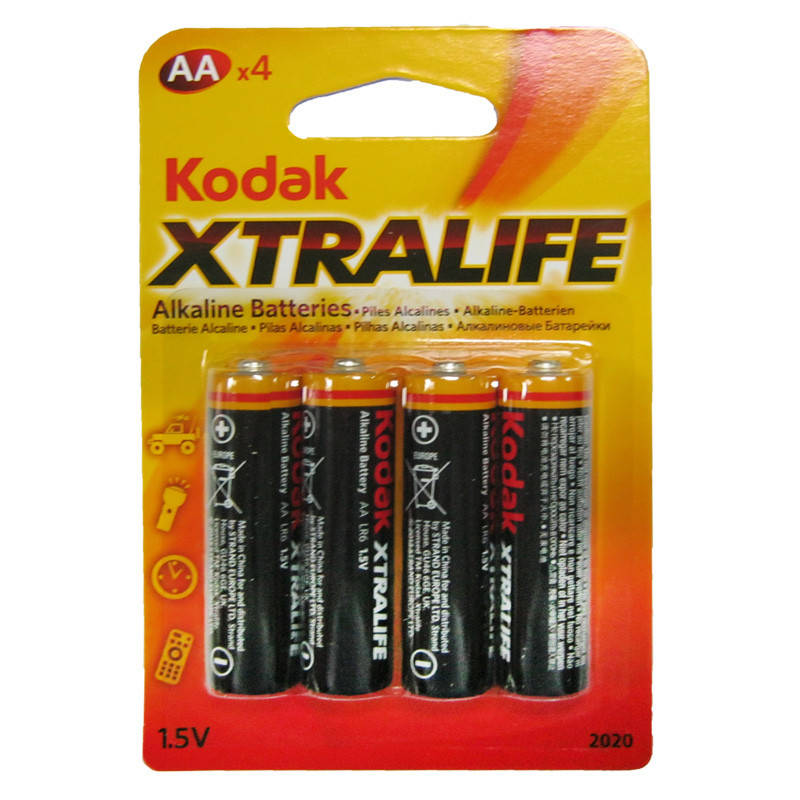 

Батарейка LR6 Kodak Xtralife, 1шт (блистер по 4шт) AA
