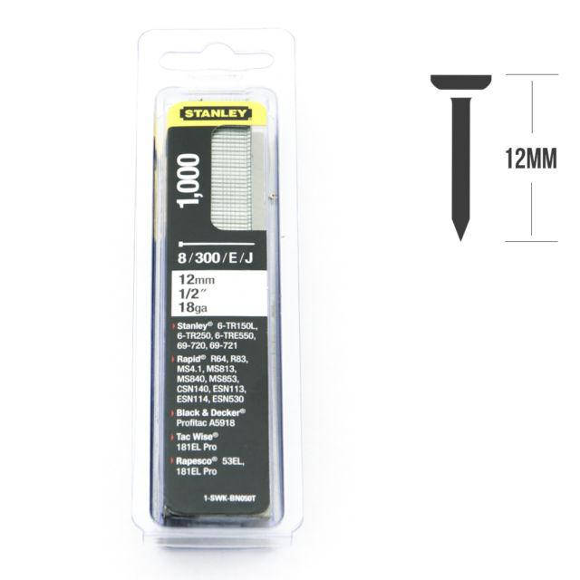 

Шпильки для степлера професійні типу "J" Stanley 12 мм 1-SWK-BN050T