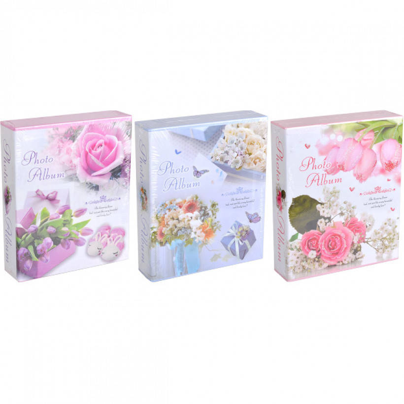 

Фотоальбом  Color Flowers 10х15см 80 фото арт.4-223, Разные цвета