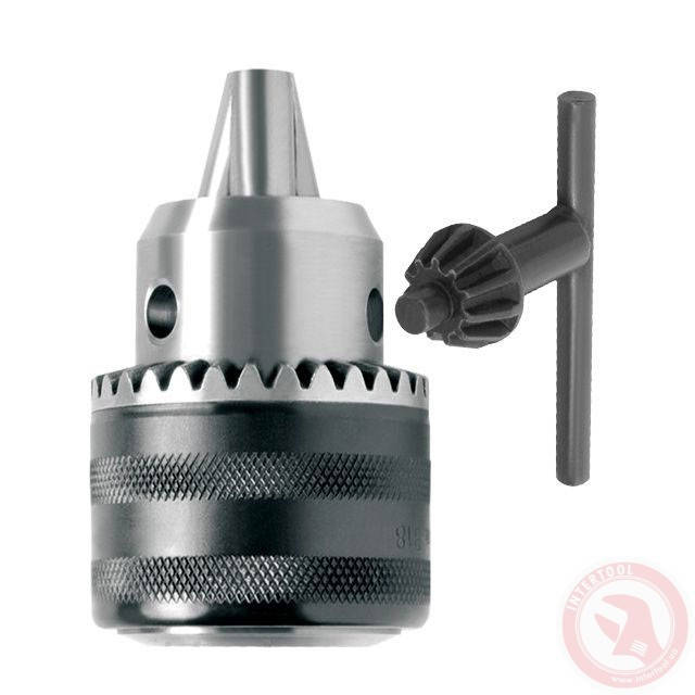 

Патрон сверлильный ПС 16 (3-16) под резьбу М12х1.25, с ключом ST-1623 INTERTOOL
