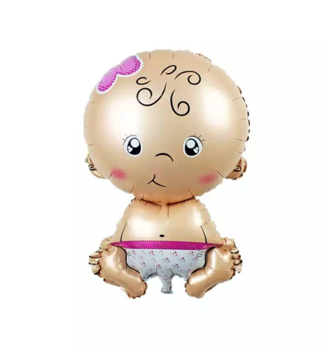 

Фольгированный шар мини фигура BABY GIRL 26х48см (19"), Разные цвета