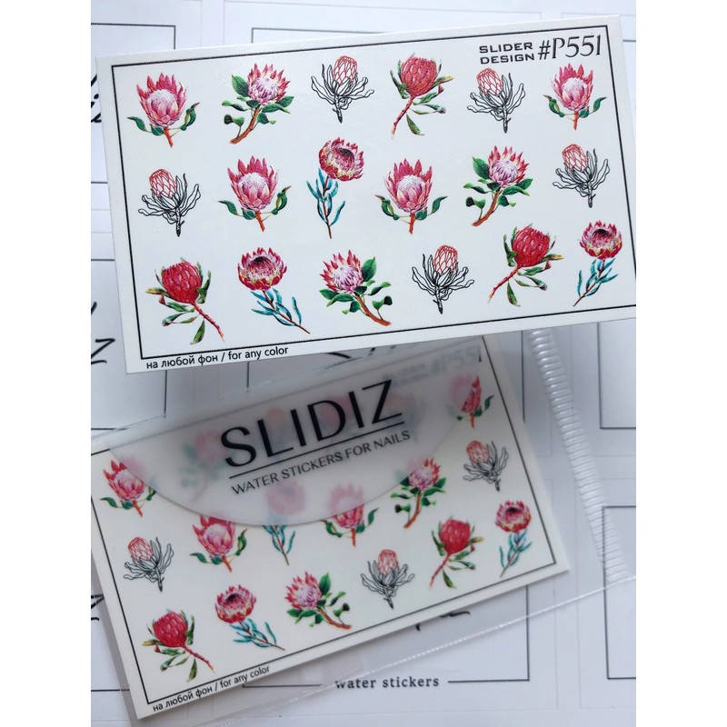 

SLIDIZ №P551 Цветы - слайдер-дизайн на белой основе (на любой фон), Белый