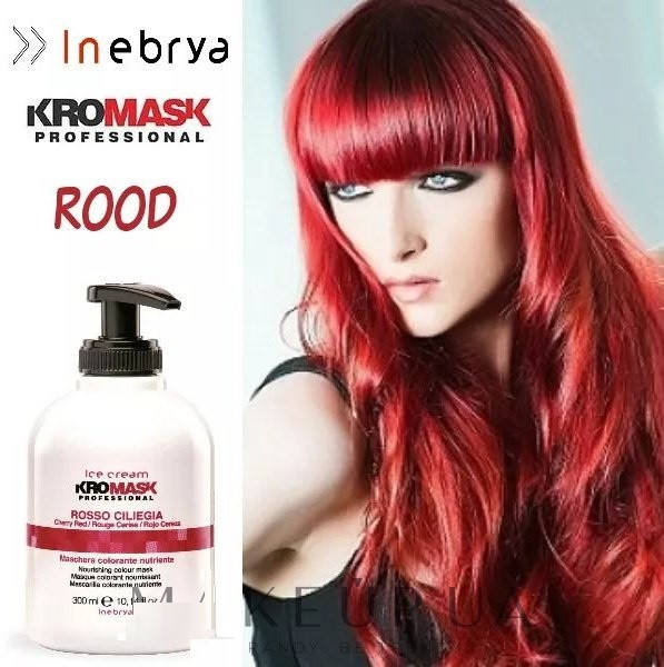 

Тонирующая маска для волос Inebrya 300ml (вишнево-красный)