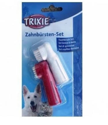 

Набор зубных щеток Trixie для собак и кошек, 6 см, 2 шт 2550