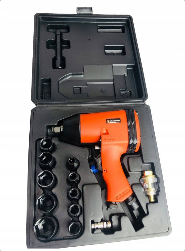 

Гайковерт ударный пневматический Schwarzbau ! 400 Нм - 7000 об/мин