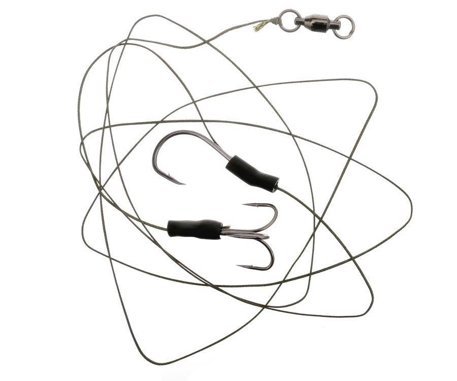 

Сомовая оснастка Flagman Cat Fish Rig Single & Trible Hooks 2/0 - 6/0