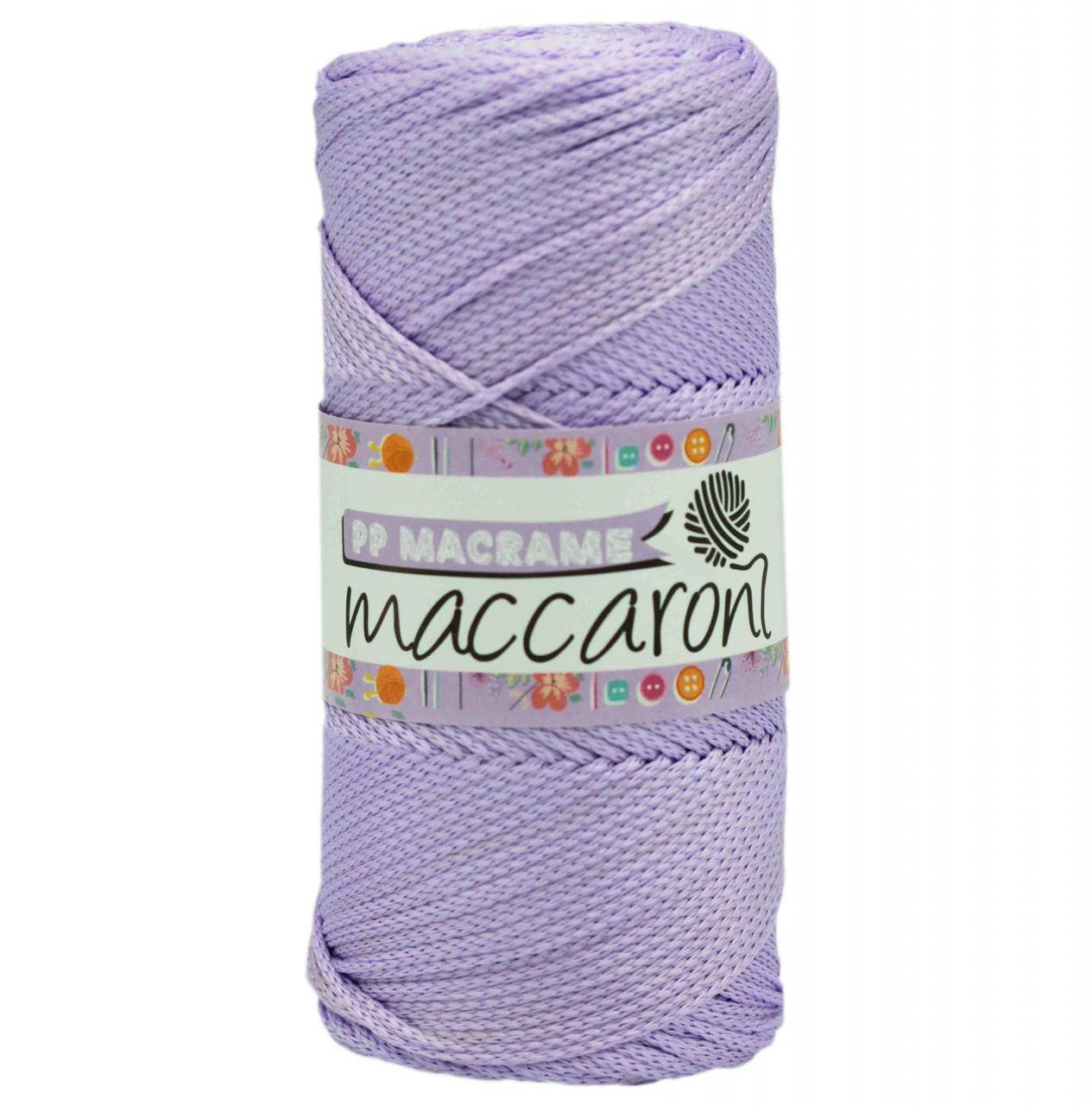 

Полипропиленовый шнур Macrame Maccaroni 2,5 mm ,сиреневый