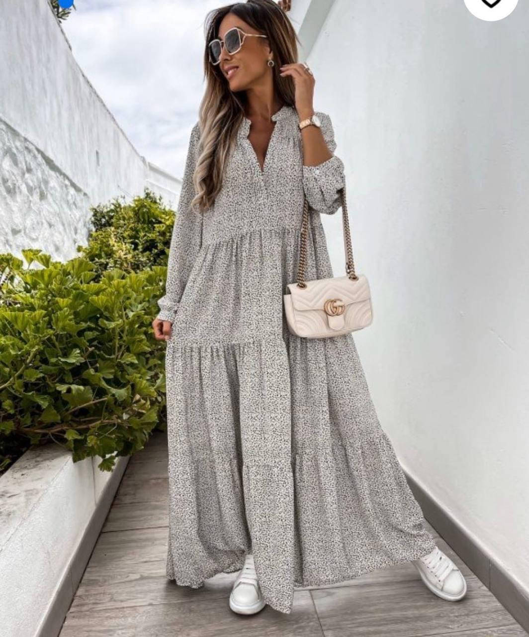 

Женское длинное шелковое платье SKL92-358556