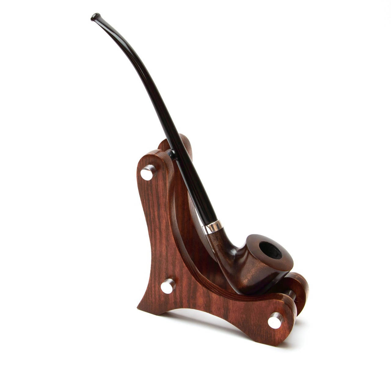 

Курительная трубка KAF218 Churchwarden с подставкой в наборе, Коричневый