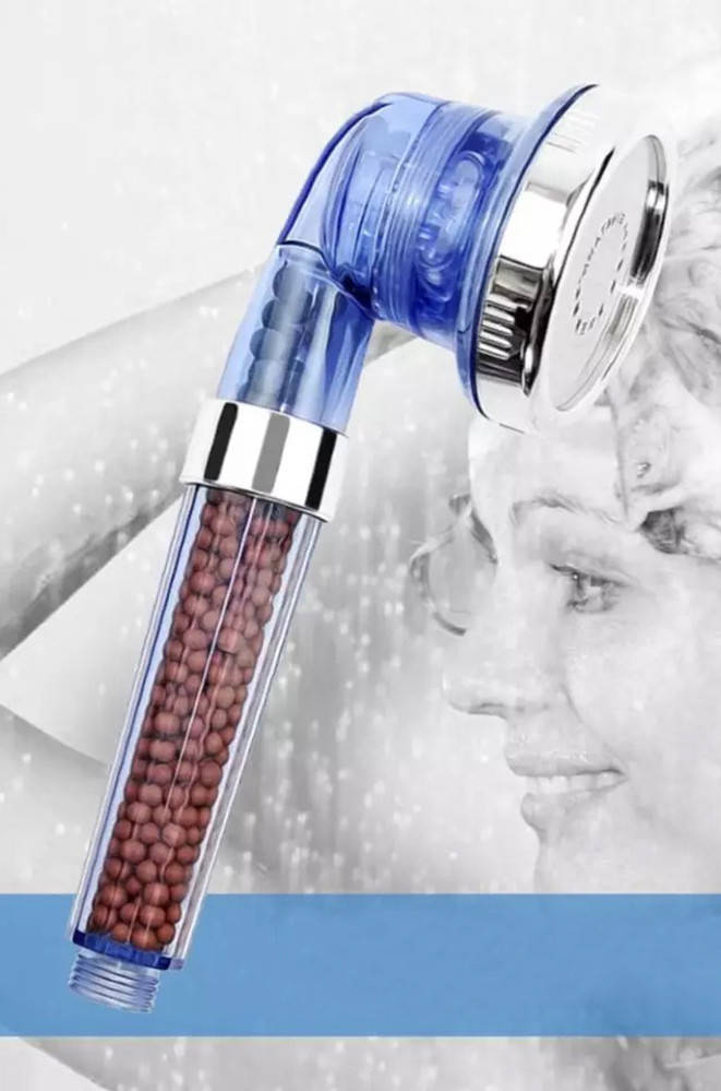 

Насадка для душа Transparent Shower синяя 134071S
