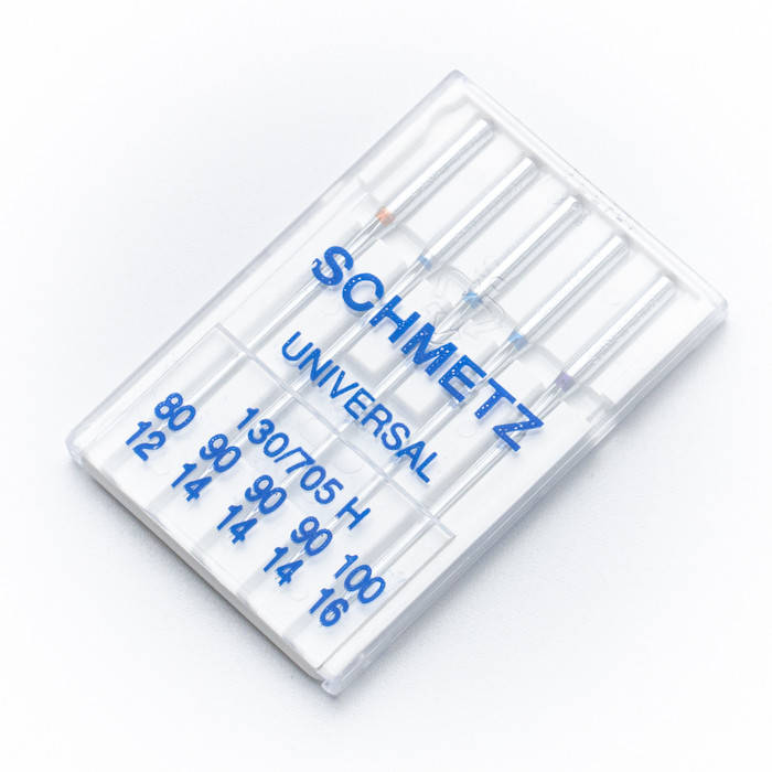

Набор игл для бытовых швейных машин SCHMETZ Universal 130/705 H (1x80, 3x90, 1x100) 5 шт