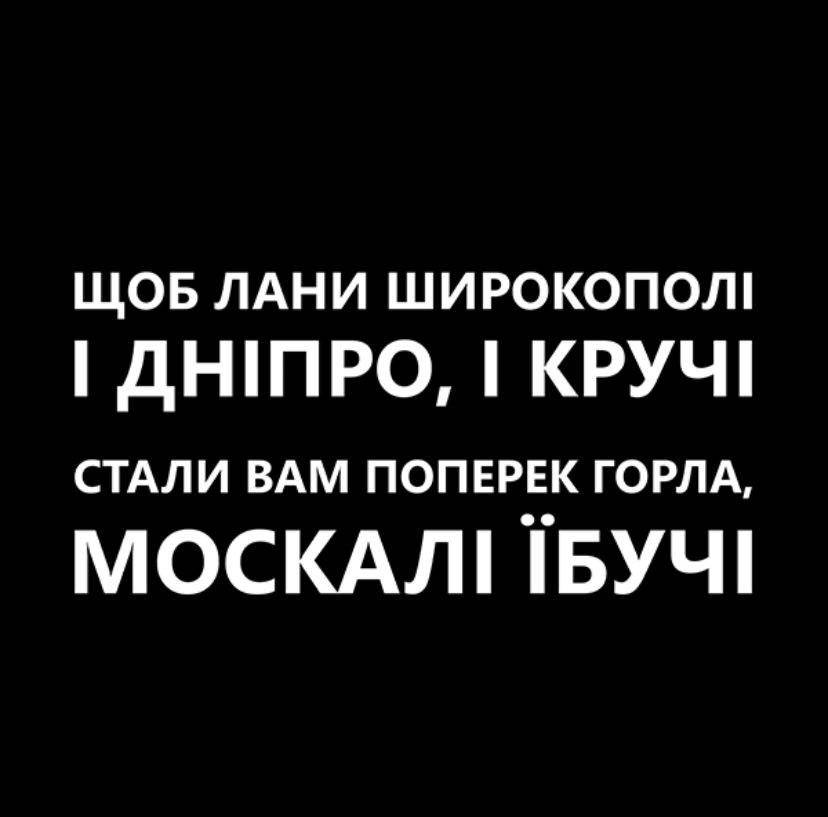 

Щоб лани широкополі... Наклейка на авто, стікер вологостійкий, всі кольори , білий