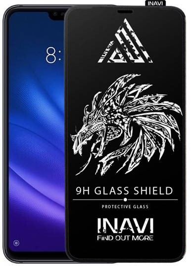 

Защитное стекло для Xiaomi Mi 8 Lite Inavi чёрное, Прозрачный